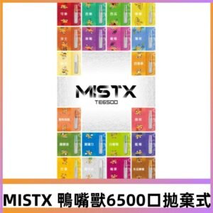 MIST X 鴨嘴獸6500口拋棄式電子煙#台灣現貨#